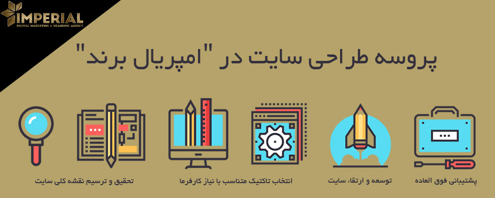 در "امپریال" پروسه طراحی سایت چگونه است؟