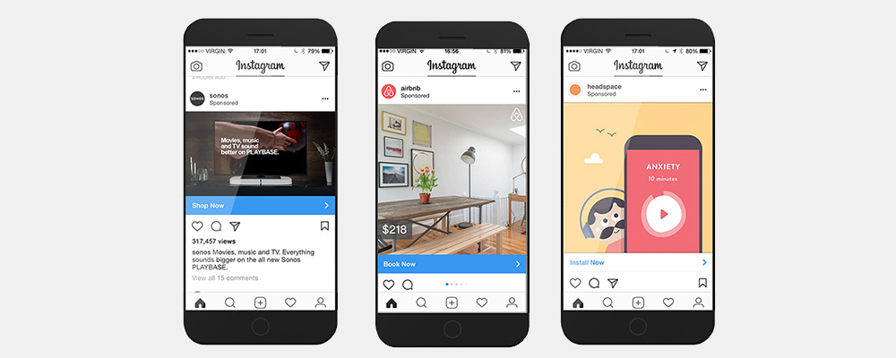 تبلیغات اسپانسری اینستاگرام