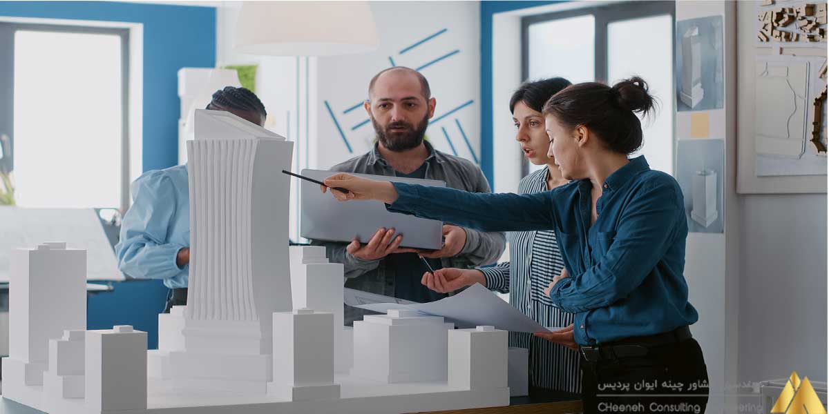 طراحی نمای مدرن ویلا با ترندهای روز 2023 در چینه